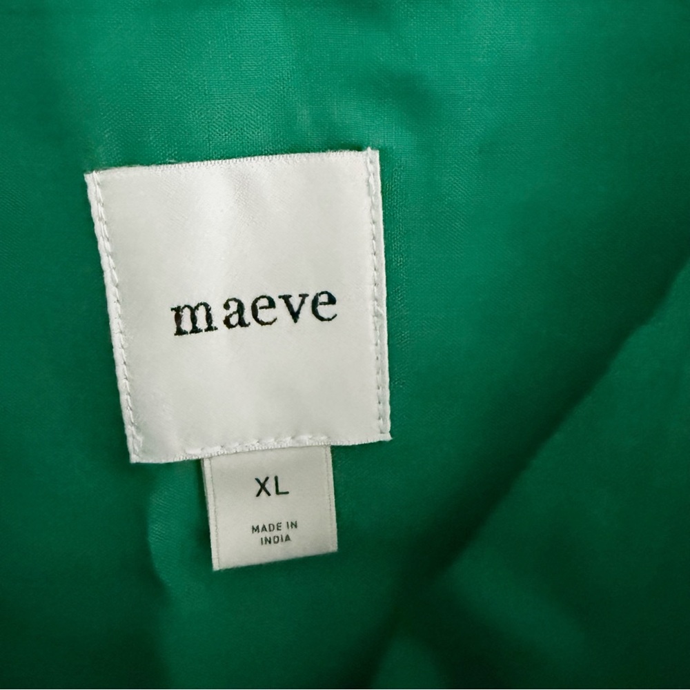 Anthropologie Maeve Straight-Neck Crop Tank Green Dog Print - Picture 4 of 7
